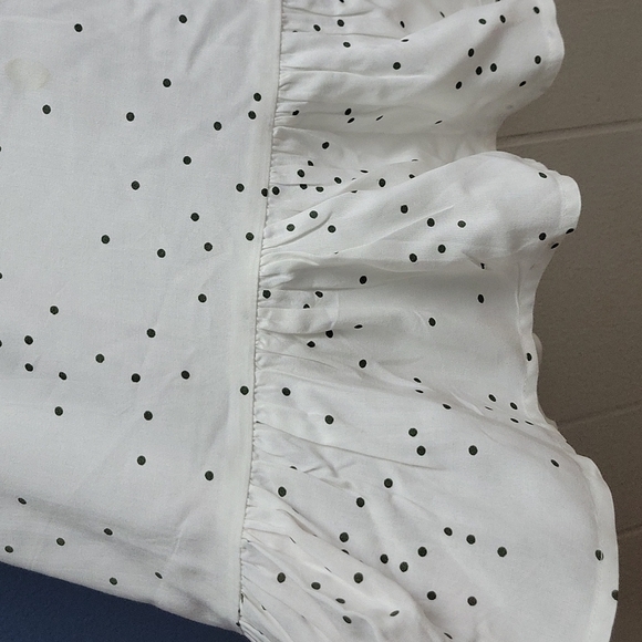 Nwt O'neill WYNDE DOT white and black boxy top - Picture 12 of 12